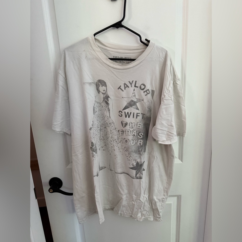 Taylor Swift The Eras Tour Graphic Tee - Cream
